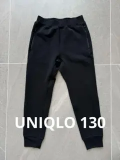 ユニクロ ドライスウェットパンツ 130 140 BLACK