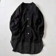 2025年 evam evaリネンワイドシャツ33,000円 - メルカリ