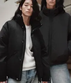 REVERSIBLE WOOLY DOWN JACKET サイズM