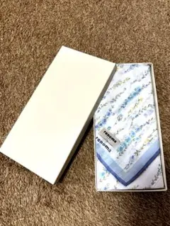 renoma 花柄 ハンカチ 箱付き