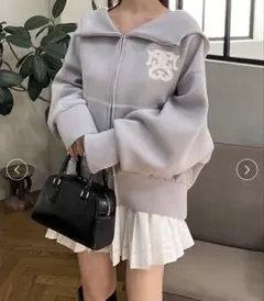 ボリュームパーカー