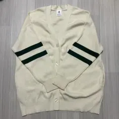 niko and ... アイボリー ストライプ カーディガン