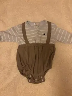 Polo Baby ストライプロンパース 70サイズ