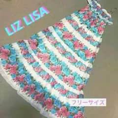 LIZ LISA】花柄 キャミワンピース ロング丈 美品 即日発送 - メルカリ
