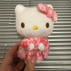 京都❤️着物ハローキティ ぬいぐるみキーホルダー お土産 キティ