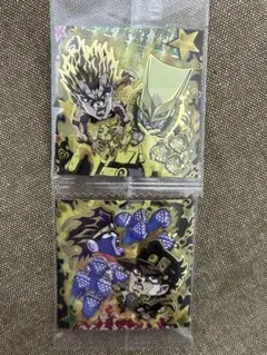 ジョジョの奇妙な冒険 ウエハースシール 2枚セット（DIO、空条承太郎）
