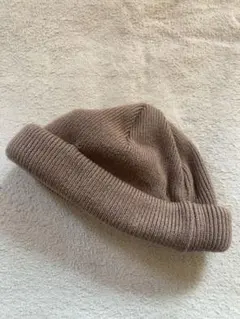 【美品】RACAL ベージュ ニット帽 Made In Japanのサムネイル