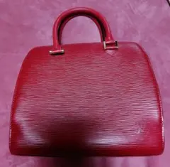 Louis Vuitton エピレザー ハンドバッグ レッド