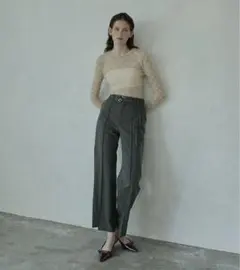 le ciel bleu シアーシャツ