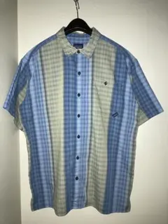 希少 美品 90s 初期 Patagonia フラップポケット ストライプシャツ 希少 美品 90s 初期 Patagonia フラップポケット ストライプシャツ