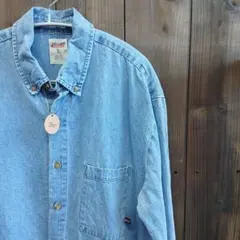 Dickies◆デニムシャツ◆Lサイズ