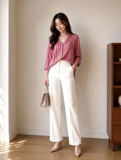 ZARA TRF ストライプ柄のシャツ、柔らかな生地、状態良好。のサムネイル