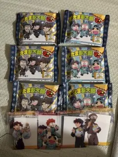 新品未開封 忍たま乱太郎マンチョコ 6個セット　ウエハース　クリアカード