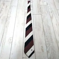 BURBERRY Black Label バーバリー 赤・紺ストライプネクタイ