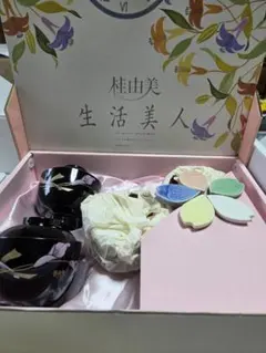 桂由美　汁椀　おしるこ椀5客セット　箸置きのサムネイル