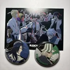 【専用】BLEACH 浦原喜助 朽木白哉 缶バッジ ポストカードセット