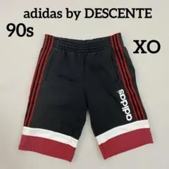 90s アディダス　デサント製　ショートパンツ　ヴィンテージ　O-OXサイズ