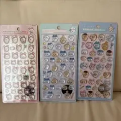 新品未開封　ちいかわボンボンドロップシール3点セット