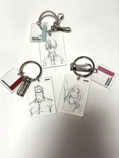 僕のヒーローアカデミア クリアベースキーホルダー 3点セット