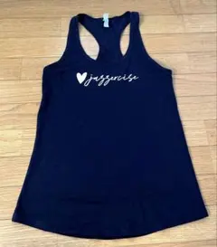 ジャザサイズ　黒　ハートタンク　M