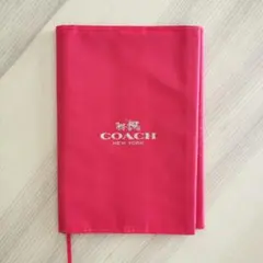 COACH ブックカバー レッド