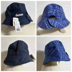 タグ付き未使用品 amiy FAM リバーシブル バケットハット 54センチ