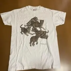 ビンテージ オオカミ Tシャツ 90s ヘインズのサムネイル