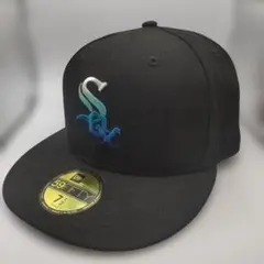 ◆4398 NEWERA　シカゴホワイトソックス　ブラック　キャップ