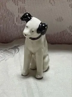 昭和レトロ ビクター ニッパー犬 陶器製 置物 当時物のサムネイル