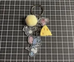 トムとジェリー タフィー　キーホルダー　アクリル
