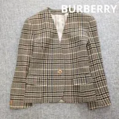 美品 BURBERRY ノーカラージャケット ８Y 2025年最新】BURBERRY レディース ノーカラージャケットの人気アイテム