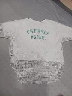 repipi armario メッシュ 半袖Tシャツ ホワイト L