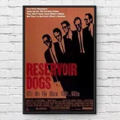 【超貴重】当時物 レザボアドッグス ヴィンテージ ポスター 額装済み 限定10枚】RESERVOIR DOGS（レザボア・ドッグス） 1992