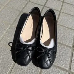 【随時値下げ中】オリエンタルトラフィック　黒バレエシューズ　23.5cm
