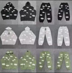 DENIM TERARS corteiz 黒色mセットアップ