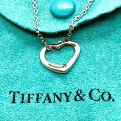 14041 TIFFANY ティファニー オープンハート ネックレス - メルカリ