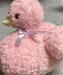 ぬいぐるみ　ピンク　スワン