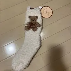 Gelato Pique クマ刺繍 ソックス