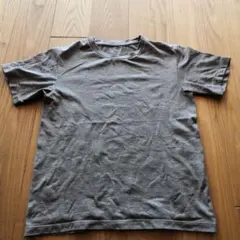 グレー メッシュ Tシャツ 半袖　ドライテック　ユニクロ