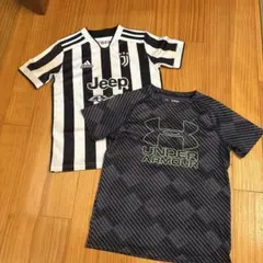 adidas & Under Armour Tシャツ 2枚セット　140㌢のサムネイル