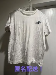 ノースフェイス Tシャツ 花刺繍 フラワーロゴティー 白Tシャツ
