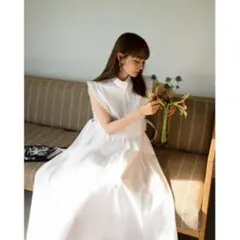 スナイデル　ノースリーブシャツワンピース