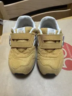 New Balance イエロー スニーカー ベルクロ