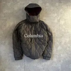 【希少⭐️】極暖columbia ダイヤキルティングジャケット　ブラウン