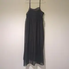 honeys シアーキャミワンピース ブラック Mサイズ