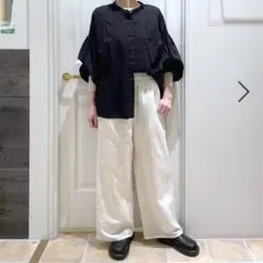 ちゃんくー様専用★studio CLIP ブロック刺繍レースパンツ