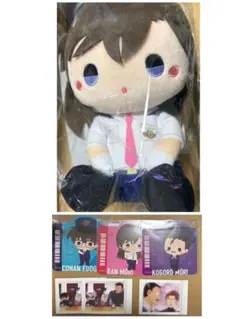 名探偵コナン　セガラッキーくじ　パイロット　蘭　小五郎　コナン　ぬいぐるみ　他