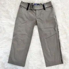 【極美品✨】バーバリーロンドン クロップドパンツ ノバチェック 7分 千鳥柄