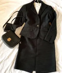 ★m.f.editorial★フォーマル　スーツ　スカート　黒　M L