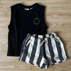 ZARA ノースリーブタンクトップ パンツ 98cm